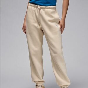jordan women's sweatpants in cream